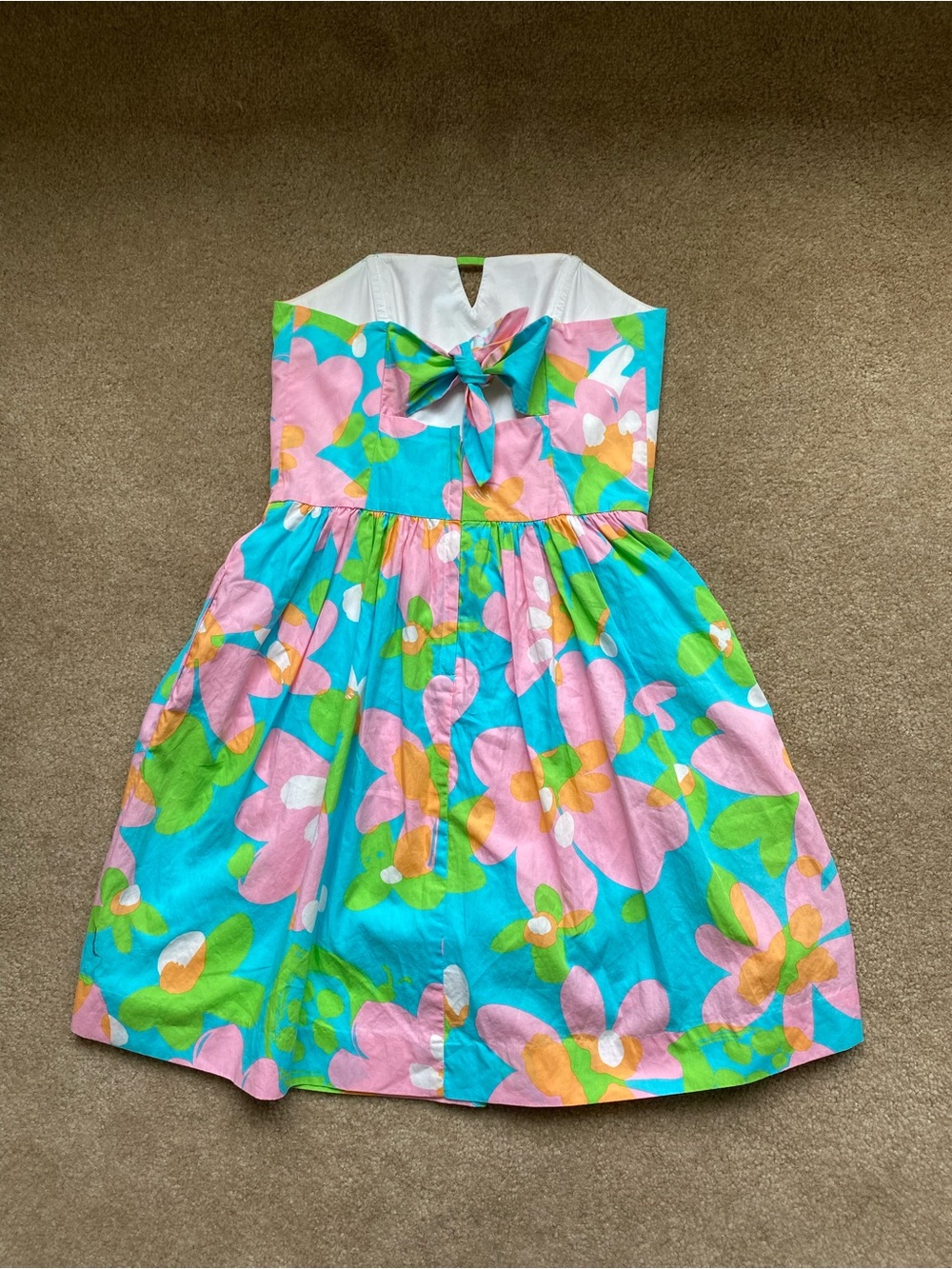 Lilly Pulitzer Richelle Dress Floral Resortwear Beachy Vacation Designer Luxury - Picture 3 of 10